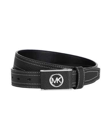 Michael Kors Mens Man Belt Black Size 42 Bovine Leather