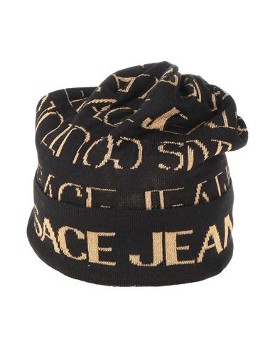 Versace Jeans Couture Man Hat Black Size Onesize Wool, Acrylic, Viscose, Polyamide, Metal