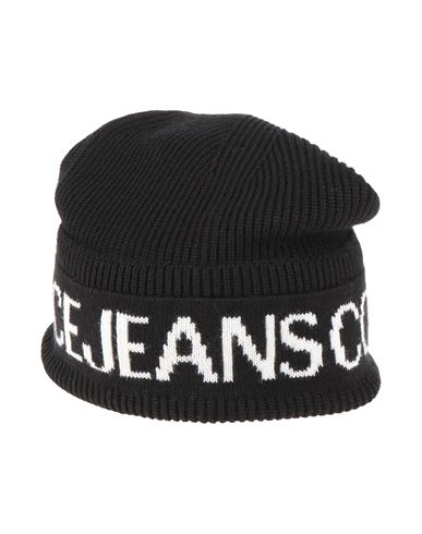 Versace Jeans Couture Man Hat Black Size Onesize Acrylic, Wool