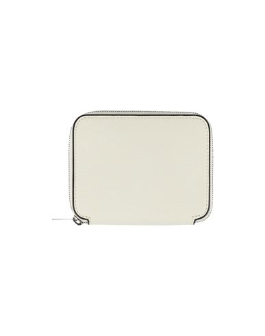 Valextra Woman Wallet White Size - Soft Leather