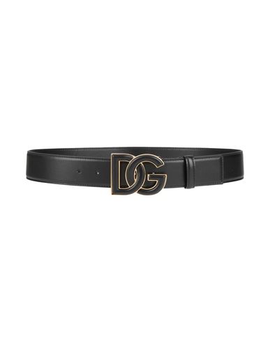Dolce & Gabbana Woman Belt Black Size 34 Calfskin