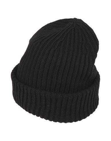 Paolo Pecora Man Hat Black Size Onesize Virgin Wool