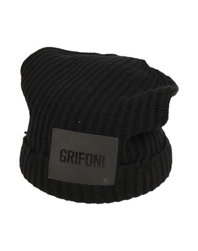Mauro Grifoni Man Hat Black Size Onesize Virgin Wool
