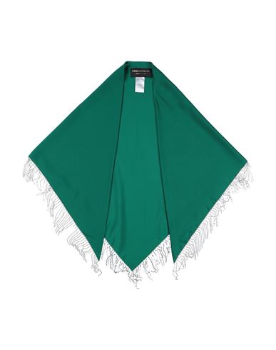 Simona Corsellini Woman Scarf Green Size - Polyester