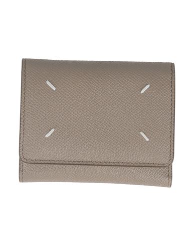 Maison Margiela Woman Wallet Grey Size - Soft Leather