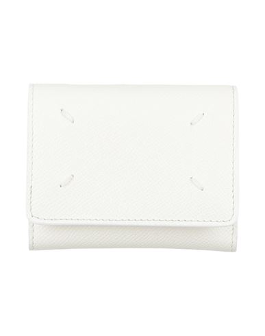Maison Margiela Woman Wallet White Size - Soft Leather