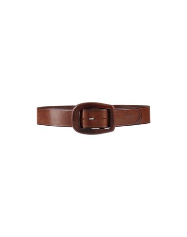 Dsquared2 Woman Belt Brown Size 32 Soft Leather