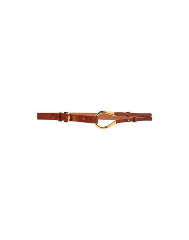 Shop Elisabetta Franchi Woman Belt Tan Size 8 Bovine Leather