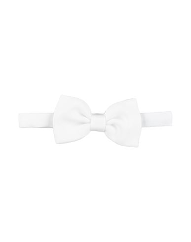 Shop Tagliatore Man Ties & Bow Ties White Size - Polyester