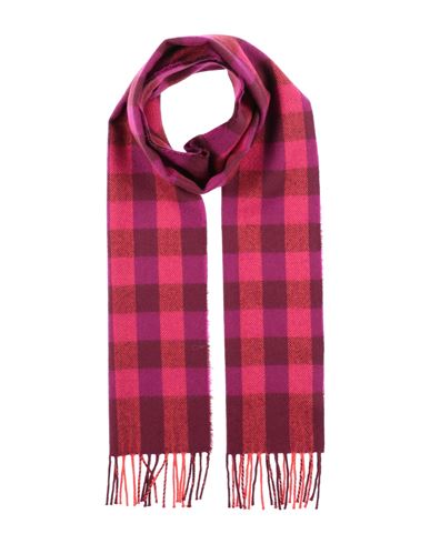 Arte Cashmere Woman Scarf Garnet Size - Cashmere, Wool In Red