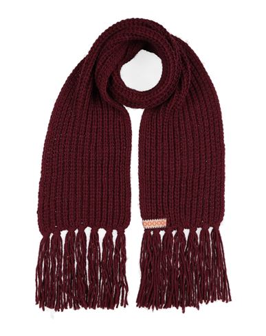 Niū Woman Scarf Burgundy Size - Acrylic, Alpaca Wool, Wool, Viscose In Red