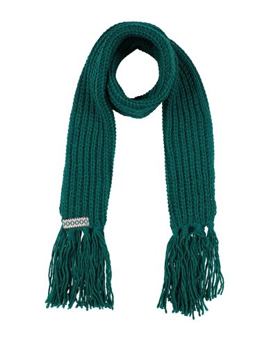 Niū Woman Scarf Emerald Green Size - Acrylic, Alpaca Wool, Wool, Viscose