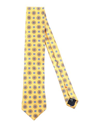 Fiorio Man Ties & Bow Ties Ocher Size - Silk In Yellow