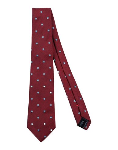 Fiorio Man Ties & Bow Ties Burgundy Size - Silk, Wool In Red