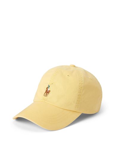Polo Ralph Lauren Stretch-cotton Twill Ball Cap Man Hat Yellow Size Onesize Cotton, Elastane