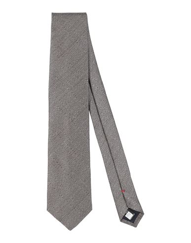 Fiorio Man Ties & Bow Ties Grey Size - Silk