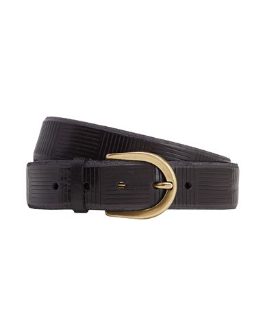 8 By Yoox Leather Belt Man Belt Black Size Xxl Bovine Leather