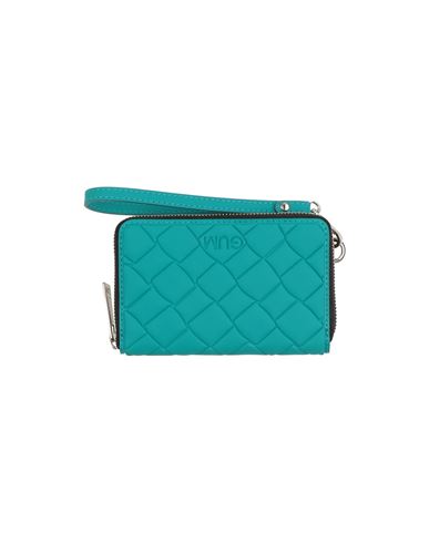 Gum Design Woman Wallet Turquoise Size - Recycled Pvc In Blue