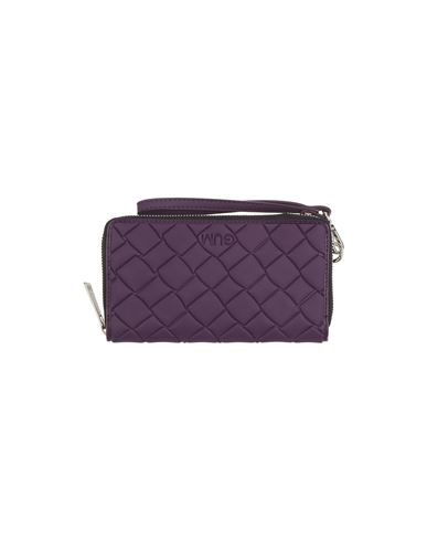 Shop Gum Design Woman Wallet Purple Size - Recycled Pvc