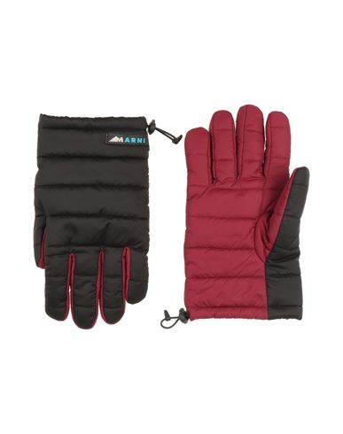 Marni Man Gloves Black Size L Polyamide
