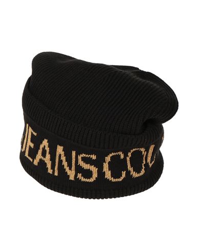 Shop Versace Jeans Couture Man Hat Black Size Onesize Acrylic, Wool