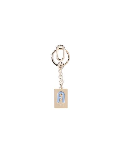 Furla Crystal Keyring Arch Woman Key Ring Slate Blue Size - Metal, Enamel