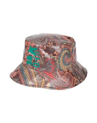 Etro Woman Hat Brown Size 7 Nylon