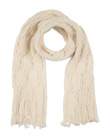 Jucca Woman Scarf Ivory Size - Mohair Wool, Wool, Polyester In White