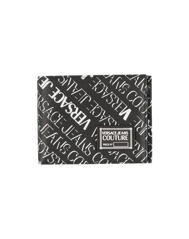 Versace Jeans Couture Man Wallet Black Size - Bovine Leather
