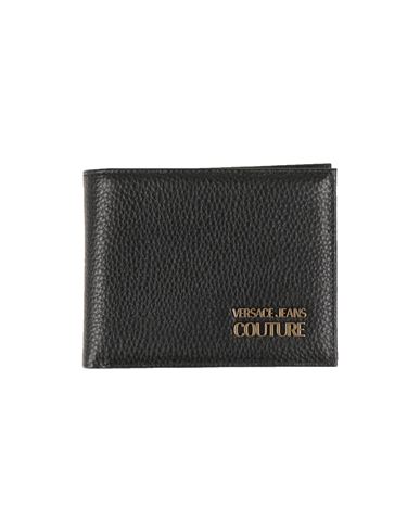 Versace Jeans Couture Man Wallet Black Size - Bovine Leather
