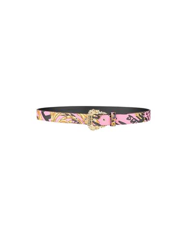 Versace Jeans Couture Woman Belt Pink Size 36 Soft Leather