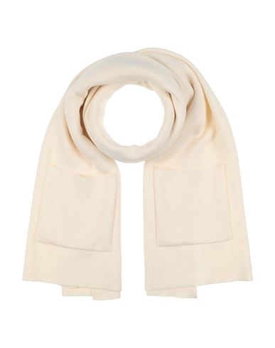 Shop Alpha Studio Woman Scarf Ivory Size - Wool, Acrylic In White