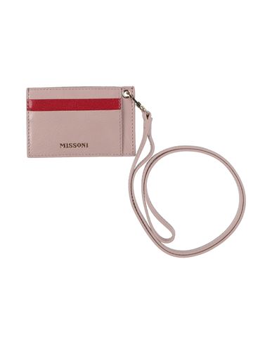 Missoni Woman Wallet Pastel Pink Size - Soft Leather