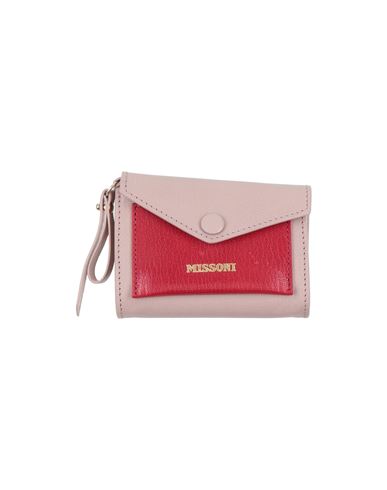 Missoni Woman Wallet Pastel Pink Size - Soft Leather