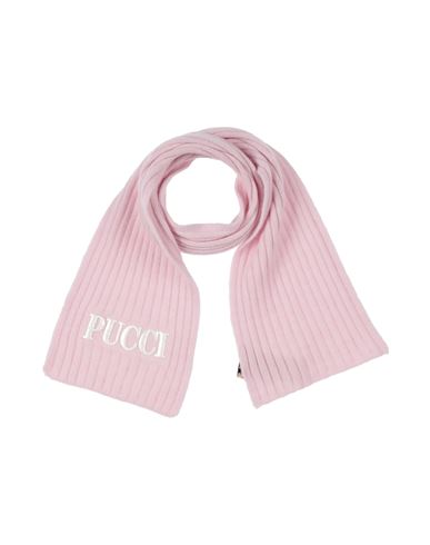 Emilio Pucci Babies'  Toddler Girl Scarf Pink Size 4 Merino Wool, Viscose, Polyamide, Cashmere