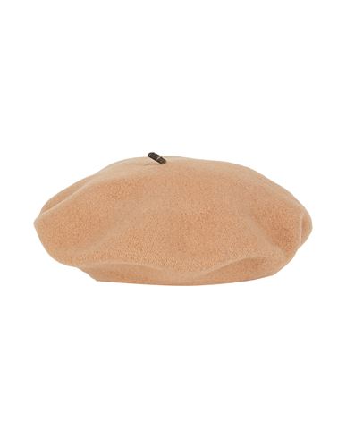 Brunello Cucinelli Woman Hat Camel Size M Wool, Brass In Sand