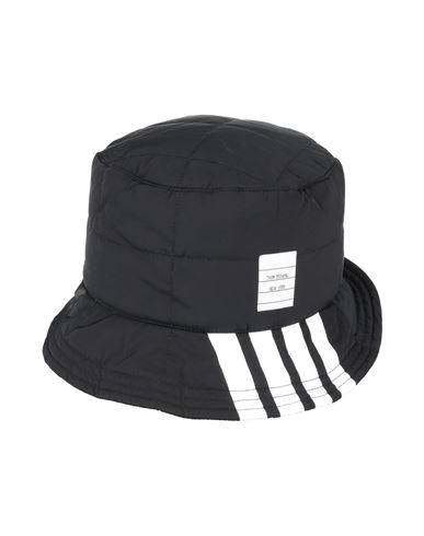 Thom Browne Black 4-bar Bucket Hat In Black