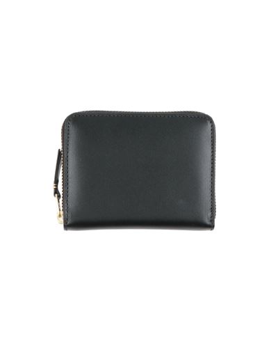 Comme Des Garçons Woman Wallet Black Size - Bovine Leather