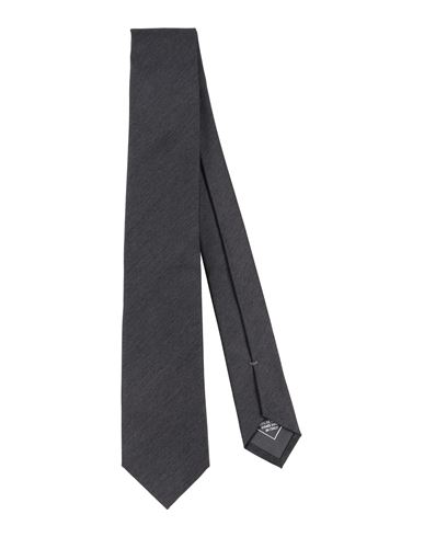 Brioni Man Ties & Bow Ties Steel Grey Size - Silk