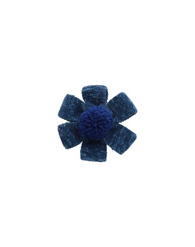 Piccola Ludo Toddler Girl Brooch Blue Size - Textile Fibers In Blue