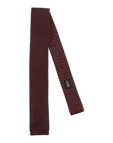 Fiorio Man Ties & Bow Ties Dark Brown Size - Silk In Brown