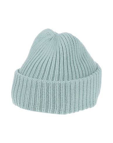 Agnona Woman Hat Sage Green Size Onesize Cashmere, Calfskin