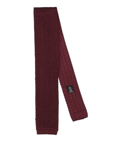 Shop Fiorio Man Ties & Bow Ties Burgundy Size - Silk In Red