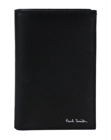 Paul Smith Man Wallet Black Size - Bovine Leather