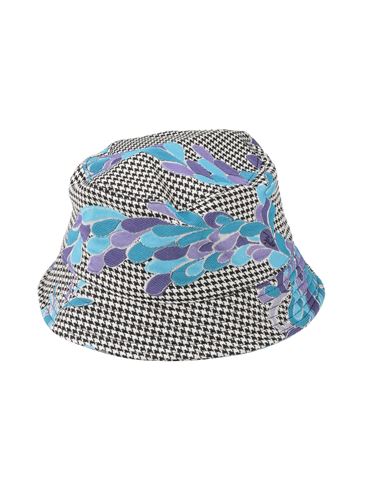 Pucci Toddler Girl Hat White Size 4 Cotton, Polyester, Polyamide, Elastane In White