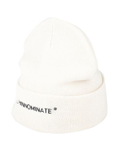 Hinnominate Man Hat Cream Size Onesize Wool, Acrylic In White