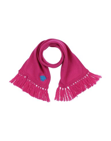 Versace Young Babies'  Toddler Girl Scarf Fuchsia Size 5 Virgin Wool, Viscose In Pink