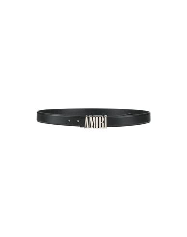 Amiri Man Belt Black Size 39.5 Soft Leather