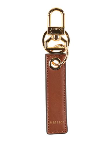 Amiri Man Key Ring Tan Size - Soft Leather In Brown