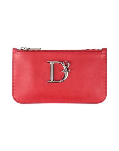 Shop Dsquared2 Woman Wallet Red Size - Calfskin